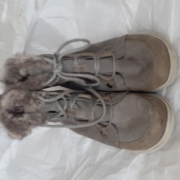 Sore gray suede winter boots 8 - Picture 3 of 8